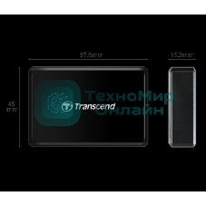 Кард-ридер Transcend RDF8/черный/SDXC,SDHC,microSDXC,microSDHC,CompactFlash,CompactFlash/USB 3.0/пластик