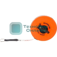 Рулетка геодезическая Sparta 20 м х 12,5 мм, лента ПВХ, закрытый круглый корпус