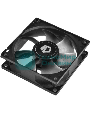 Вентилятор для корпуса ID-Cooling NO-8025-SD черный, 80 мм, 2000 об/мин, 21 дБ, 3 pin