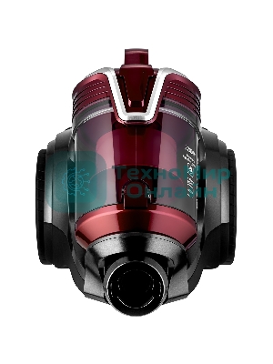 Пылесос BRAYER BR4211 черный/бордовый, 400/2200 Вт, уборка сухая, пылесборник контейнер, 3 л