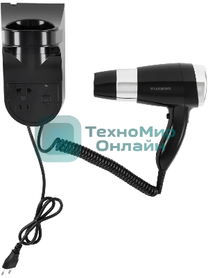 Фен Starwind SW-HD877 черный, 1600 Вт