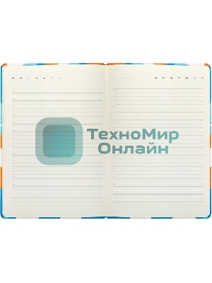 Ежедневник Deli COLORING CN148 A5 обложка картон 136 страниц, оранжевый