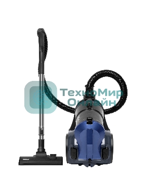 Пылесос BBK BV1602 синий, 300/1600 Вт, уборка сухая, пылесборник контейнер 2 л