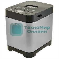 Хлебопечка Delta Lux DL-8008В серебристый с черным