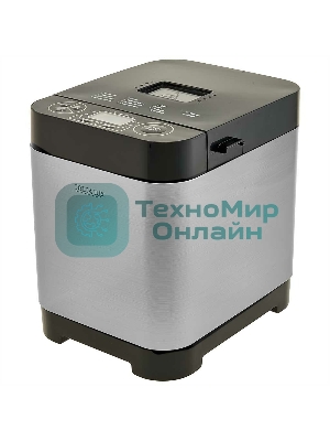 Хлебопечка Delta Lux DL-8008В серебристый с черным