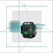 Уровень лазер. Ada LaserTANK 3-360 2кл.лаз. 515нм цв.луч. зеленый 3луч. (А00633)