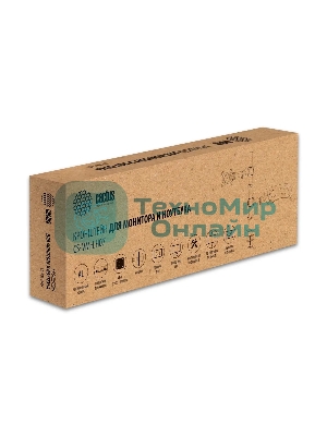 Кронштейн для монитора/ноутбука Cactus CS-VM-LH07-BK черный, 13