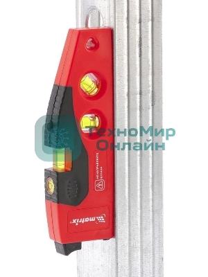 Уровень лазерный Matrix, 180 мм, 220 мм штатив, 4 глазка