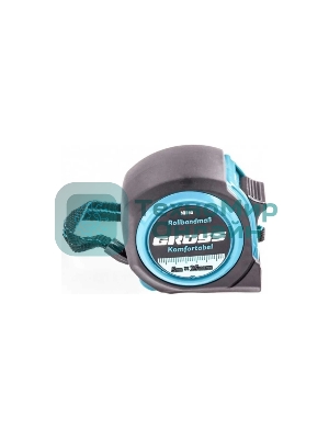 Рулетка Gross Komfortabel, 5 м х 25 мм, обрезиненный корпус