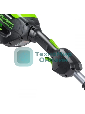 Триммер аккумуляторный GreenWorks GD82LTk5, 82V, 40 см, бесщеточный, с 1хАКБ 5 А·ч и ЗУ (2110607UB)