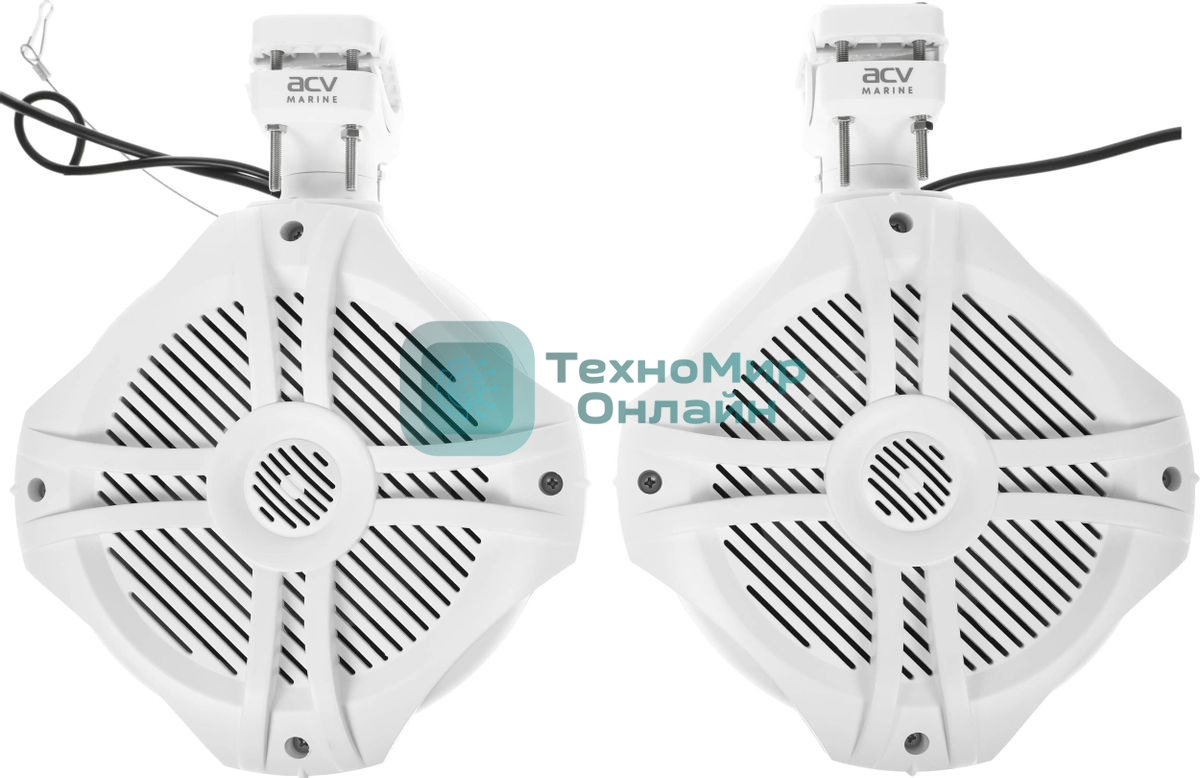 Колонки автомобильные ACV Marine MR61 100Вт 94дБ 16.5 см (6 1/2дюйм) (ком.: 2 кол.) коаксиальные двухполосные