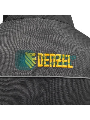 Куртка профессиональная рабочая Denzel 65% полиэстер 35% хлопок, XXXL