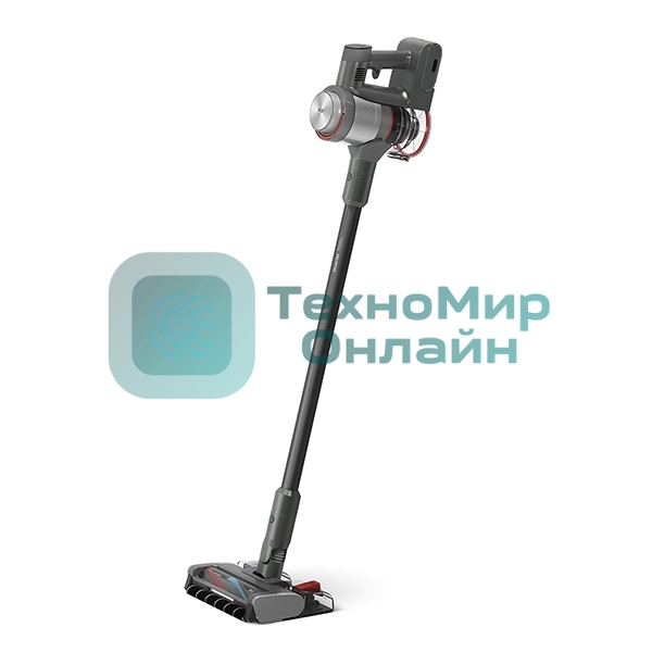 Пылесос вертикальный BQ VCA1005W Aqua Pro PREMIUM серый, питание от аккумулятора, 220 Вт, уборка сухая/влажная, пылесборник 0.5 л