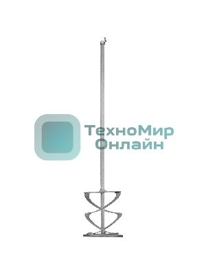 Миксер Сибртех для красок и штукатурных смесей, 80х9х400 мм, шестигранный хвостовик