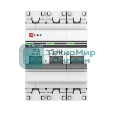 Выключатель нагрузки 3P 80А ВН-125 EKF PROxima