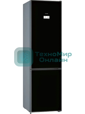 Холодильник Bosch KGN39LB30U черный двухкамерный 290/110л морозилка снизу, No Frost