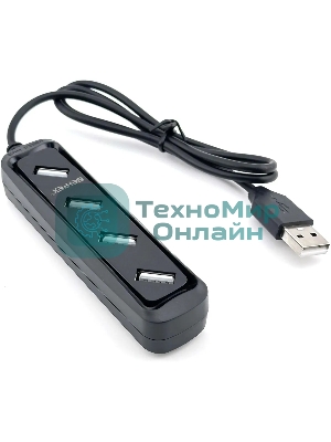 Разветвитель USB 2.0 BPH-1729 4порт. черный