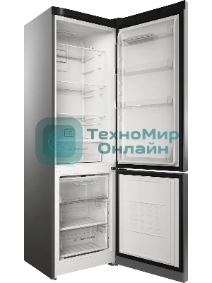 Холодильник Indesit ITS 5200 NG темно-серый двухкамерный 247/78л морозилка снизу, No Frost