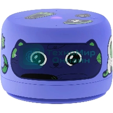 Умная колонка Яндекс Станция Лайт 2, 6Вт, компактная, 1 динамик, Matter, Wi-Fi, Bluetooth 5.0, Алиса, фиолетовый