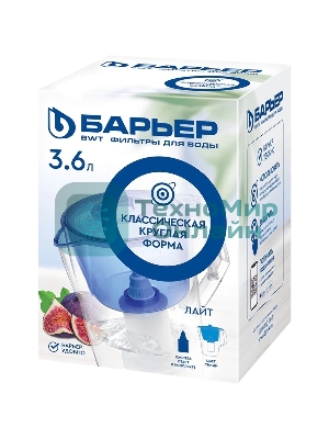 Кувшин БАРЬЕР Лайт синий 3,6л