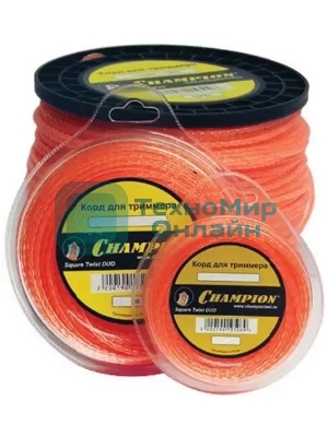 Леска для садовых триммеров Champion C7001 d=1.6мм L=15м
