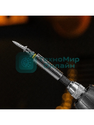 Набор бит Denzel PH1х25, сталь S2, шестигранный профиль, 10 шт.