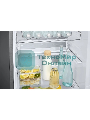 Холодильник Samsung RB37A5411SA графит двухкамерный 269/98л морозилка снизу, No Frost