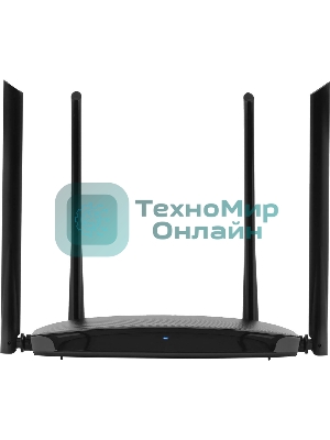 Роутер беспроводной Digma DWR-AC1201 AC1200 10/100BASE-TX черный (упак.:1шт)