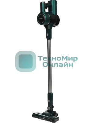 Пылесос вертикальный Haier HVC400HE зеленый, питание от аккумулятора, 400 Вт, уборка сухая, пылесборник 0.8 л