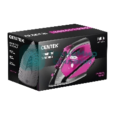 Утюг Centek CT-2355 фиолетовый, 2500 Вт, 45 г/мин, 160 г/мин, 270 мл