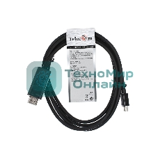 Кабель-переходник Mini DisplayPort M => HDMI M 1.8m Telecom (TA695-1.8m)