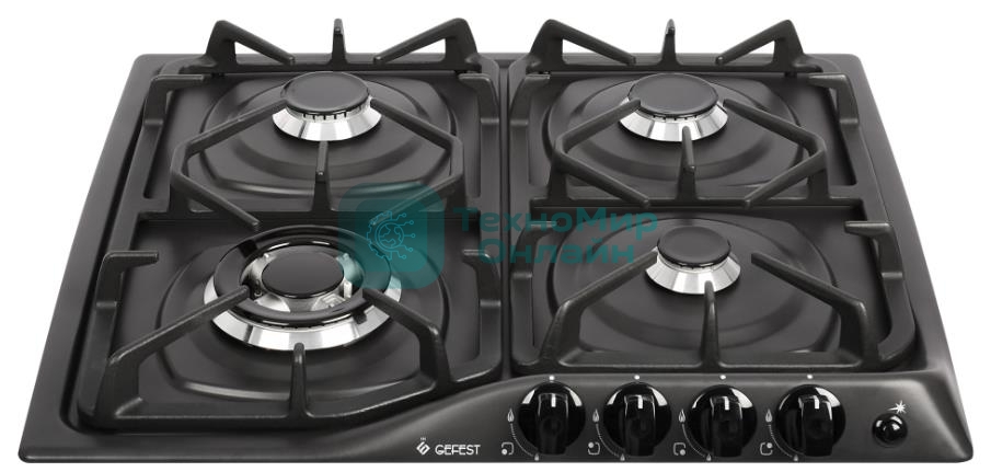 Газовая варочная панель Gefest SG SN 1210-02 K2 черный 14865001
