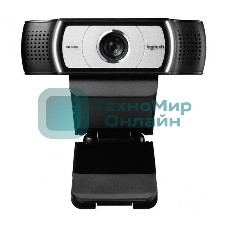 Веб-камера Logitech C930s Pro HD 1920x1080, 30 кадр/с, USB Type-A, микрофон (2 шт, шумоподавление), шторка приватности, автоматическая фокусировка, автоосвещение, универсальное крепление
