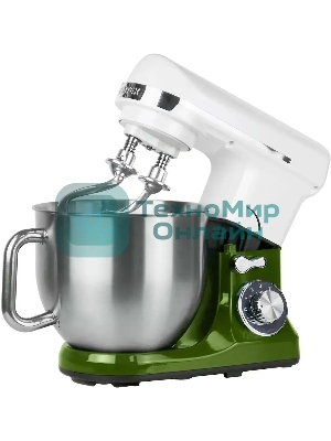 Миксер планетарный Centek CT-1133 (белый/изумруд)