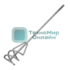 Миксер Сибртех для строительных смесей, 60х9х400 мм, шестигранный хвостовик