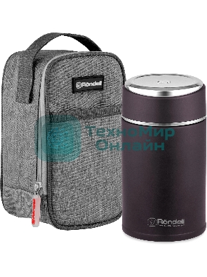 Термос для еды RONDELL RDS-1661, 0.7 л, бордовый