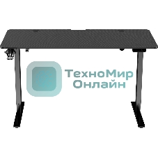 Стол игровой Defender компьютерный Erlong черн, 140x60, высота 72-117 см