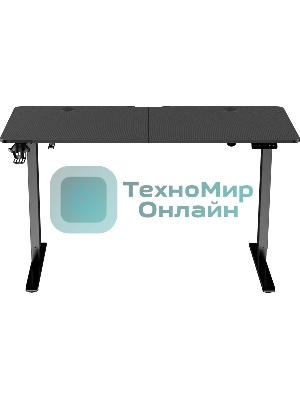 Стол игровой Defender компьютерный Erlong черн, 140x60, высота 72-117 см