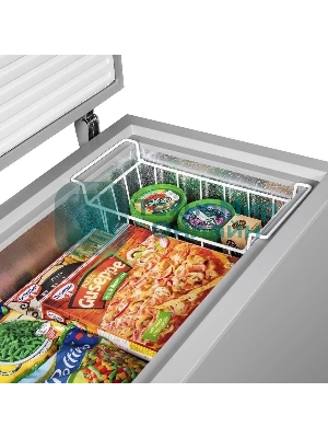 Морозильный ларь Maunfeld MFL200GR, серый, 200л