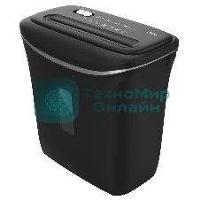 Шредер Deli E9945 черный (секр.P-4) фрагменты 6лист. 12лтр. скобы пл.карты