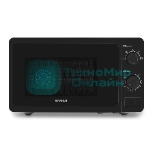 Микроволновая печь Hyundai HYM-M2010 черный, 20 л, 700 Вт, переключатели - поворотный механизм