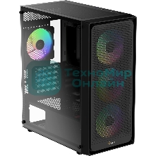 Компьютерный корпус Ocypus Gaммa C50 BK ARGb, MATX, USB 3.0*1+USB 2.0*2, FRONT 3x120мм ARGb, REAR 1x120мм ARGb