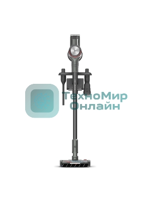 Пылесос вертикальный BQ VCA1005W Aqua Pro PREMIUM серый, питание от аккумулятора, 220 Вт, уборка сухая/влажная, пылесборник 0.5 л