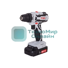 Дрель-шуруповерт аккумуляторная Ресанта ДА-18-2ЛК 75/14/5, Аккумуляторная, 18В, 2 АКБ, Кейс