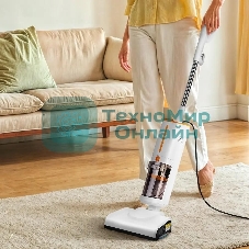 Пылесос паровой Kitfort КТ-5157-2 1000Вт белый/оранжевый