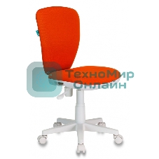 Кресло детское Бюрократ KD-W10/26-29-1 оранжевый 26-29-1 (пластик белый)
