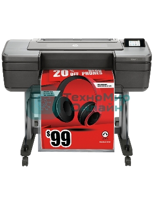 Плоттер струйный HP DesignJet Z6 Postscript (T8W15A), A1, цветной, 24