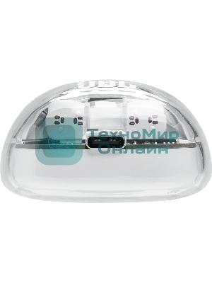 Наушники TWS JBL Tune Flex 2 призрачно-белый, вкладыши/внутриканальные (трансформер), Bluetooth, адаптивное шумоподавление