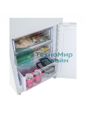 Холодильник Бирюса 6133 белый двухкамерный 210/100 л морозилка снизу, аавтоматическое оттаивание