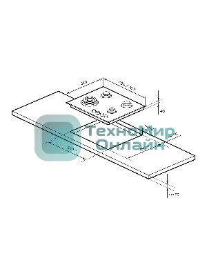 Газовая варочная поверхность Lex GVS 642-1 IX независимая, нержавеющая сталь
